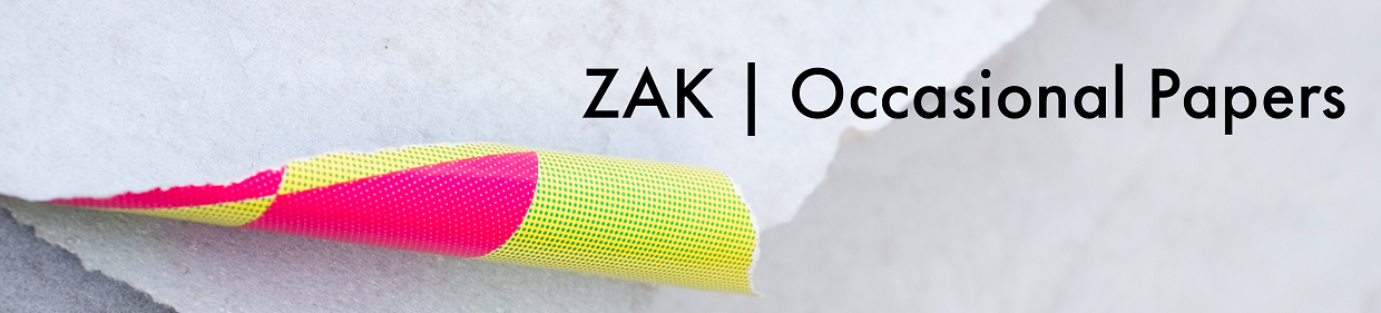 Banner ZAK_Occasional_Papers